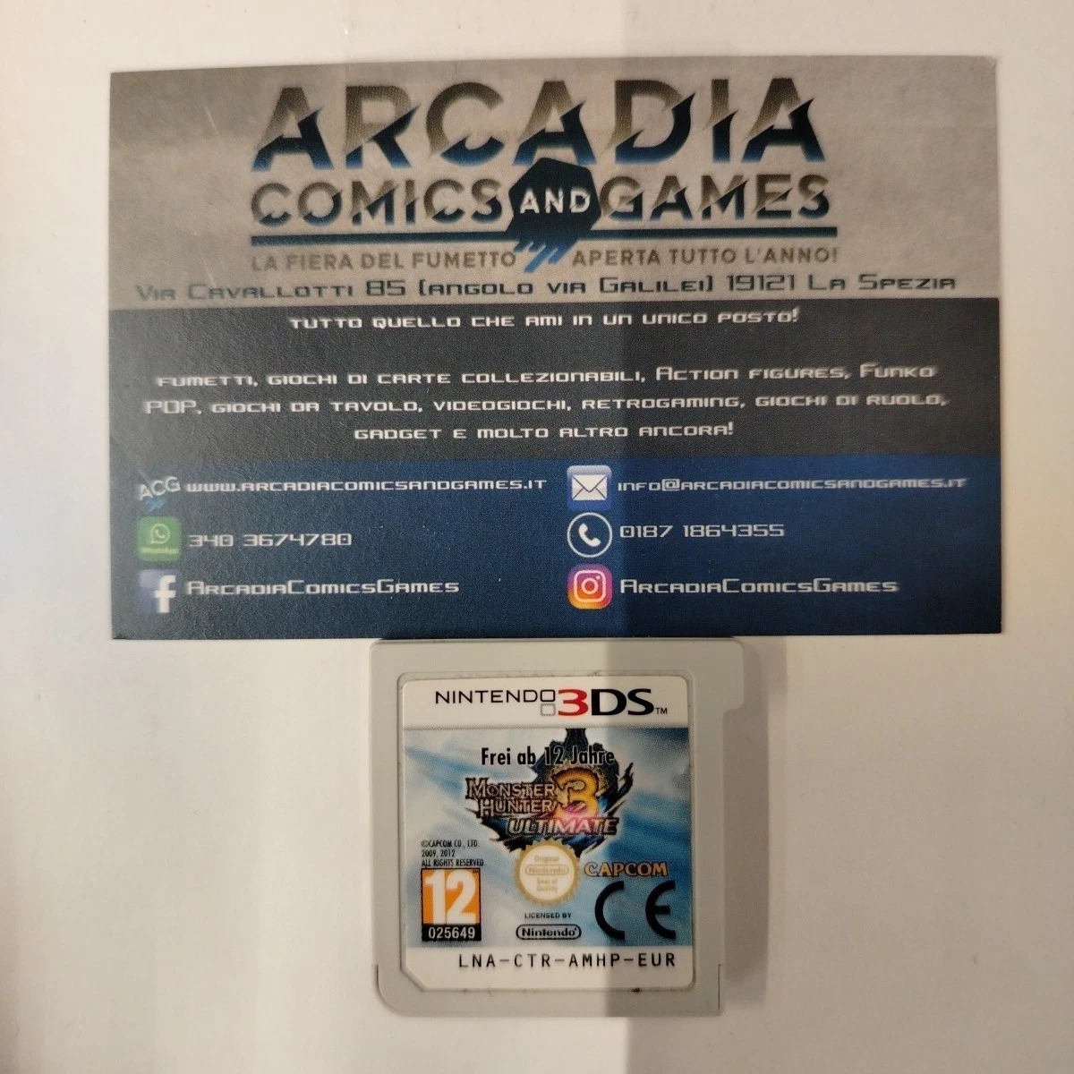 Monster Hunter 3 Ultimate 3DS Nintendo Solo Cartuccia